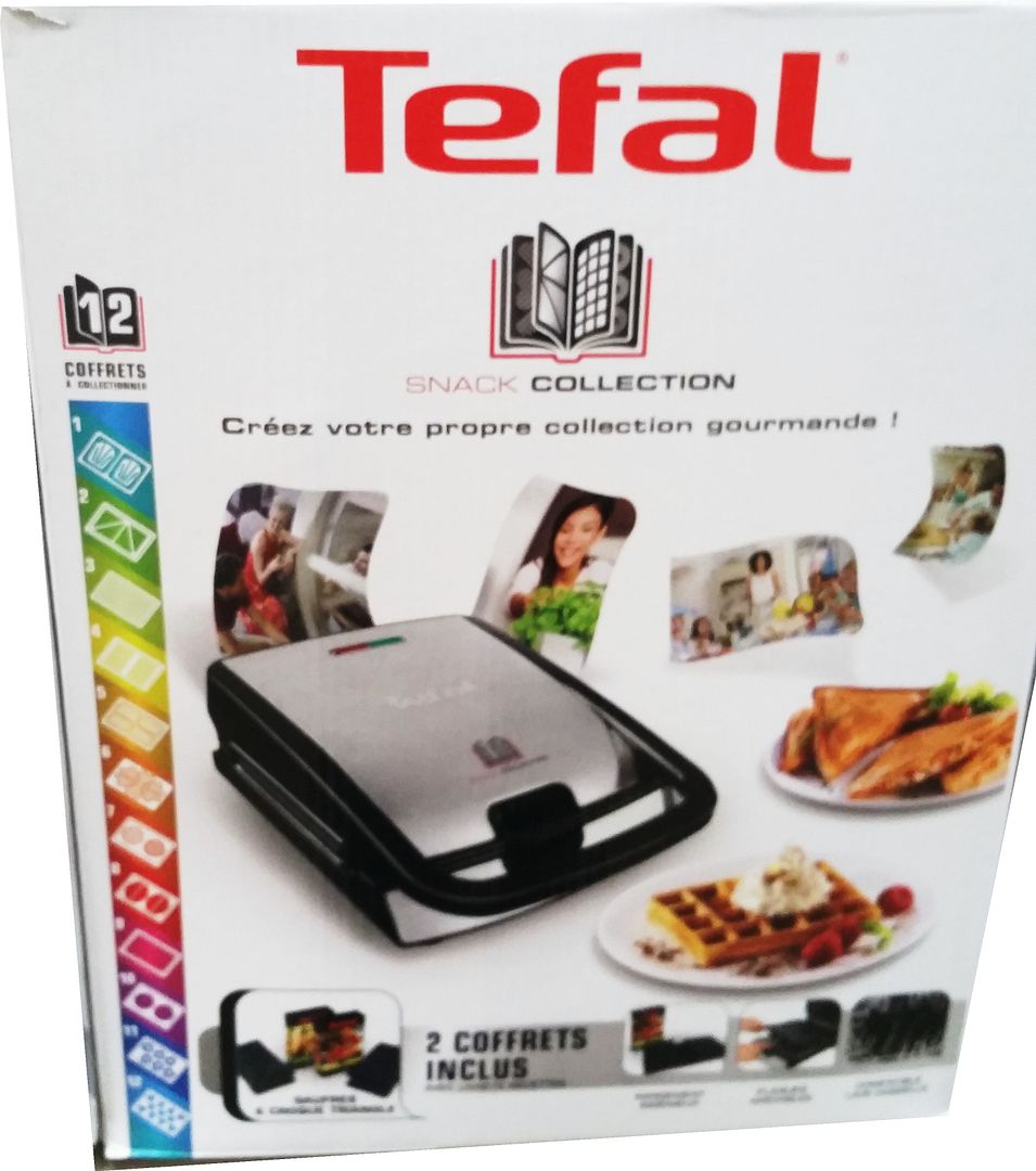 Tefal Snack Collection Sandwich Maker 4 Plates / Belgium Waffles
