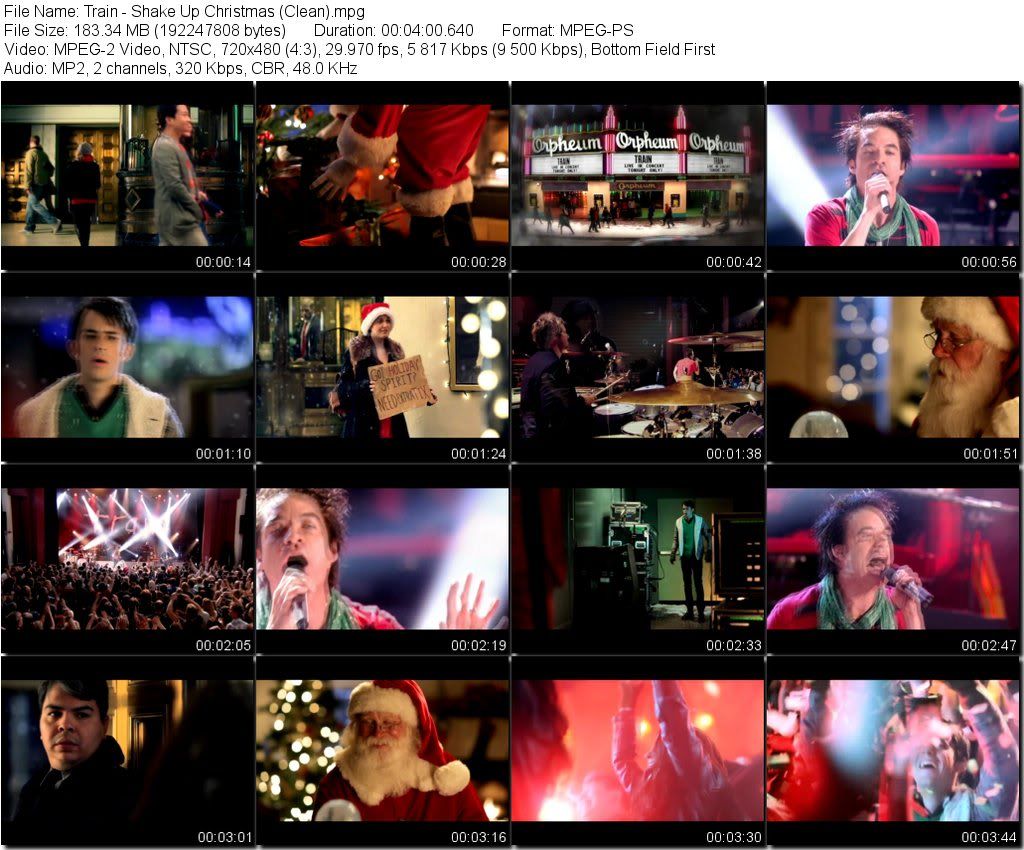 Train - Shake Up Christmas (Clean) - High Quality Music Videos @ The ...