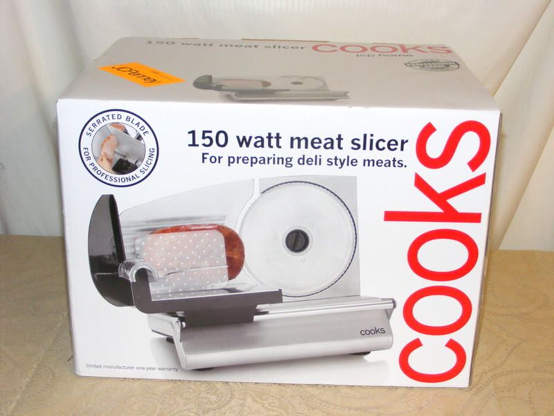 Cooks JCP Home Electric Deli Meat Slicer 150 watt Professional Grade eBay