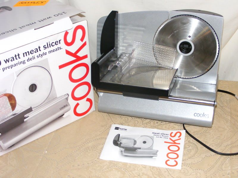 Cooks JCP Home Electric Deli Meat Slicer 150 watt Professional Grade eBay