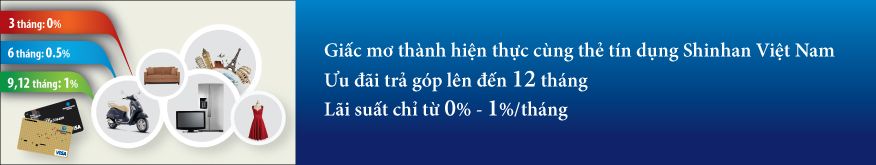 Mở Thẻ Tín Dụng VISA SHINHAN Bank Miễn Phí-Miễn Phí Thường Niên-Cực Nhiều Ưu Đãi