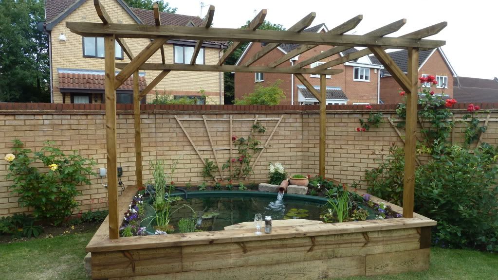 Pergola Over Pond