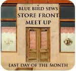 Store Front Meet Up at Blue Bird Sews