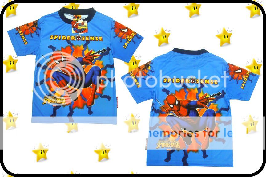Spiderman T Shirt Top Movie Toys Baby Boys Kids Clothes