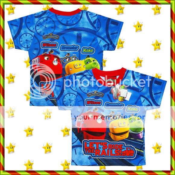 CHUGGINGTON Train Kids Baby Boys Clothes toy Top Tshirt  