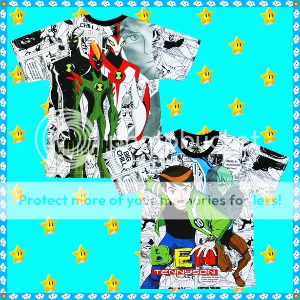 Ben 10 Alien Force T Shirt Age 4 10 Years Toys Boys Top Kids Party Clothes New