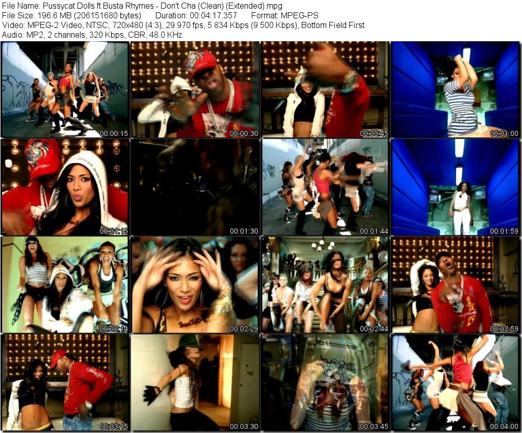 File Name: Pussycat Dolls ft Busta Rhymes - Don't Cha (Clean ...