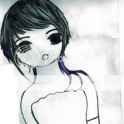 Shocked Anime Girl Drawing